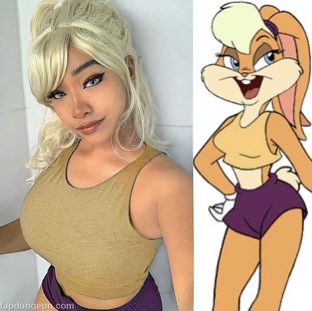 tit cosplay Big asian