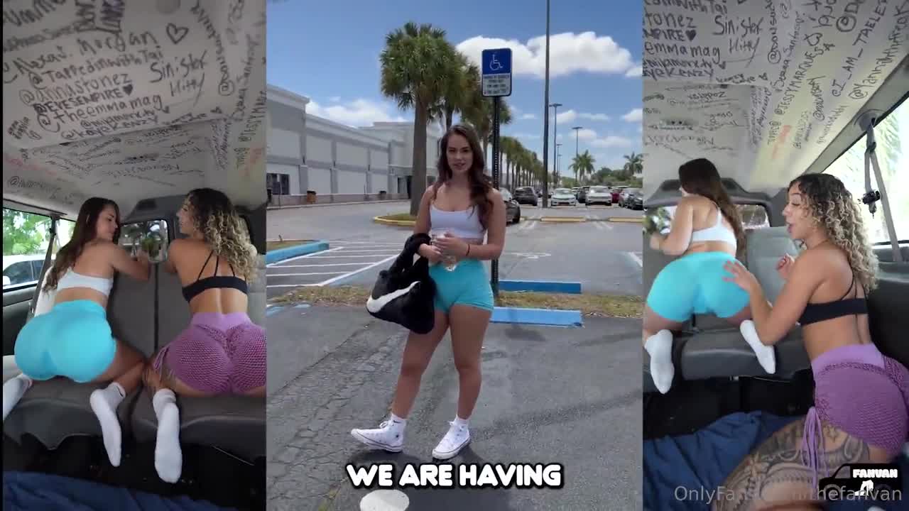 Puertorican Lexy And Jade Teen Lesbian Adventure On A Bus