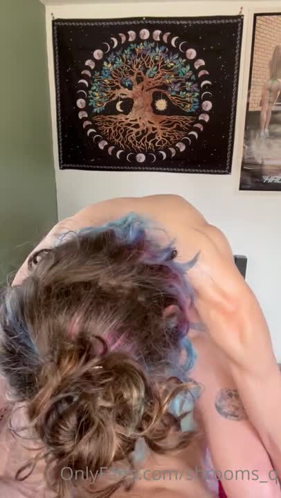 Shrooms Q Rides a Cock In Her Room