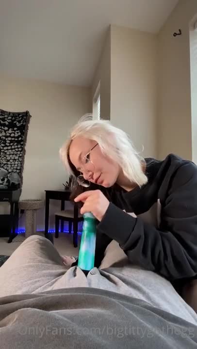 Perfect GF Big Titty Goth Egg Practices Sucking And Fucking