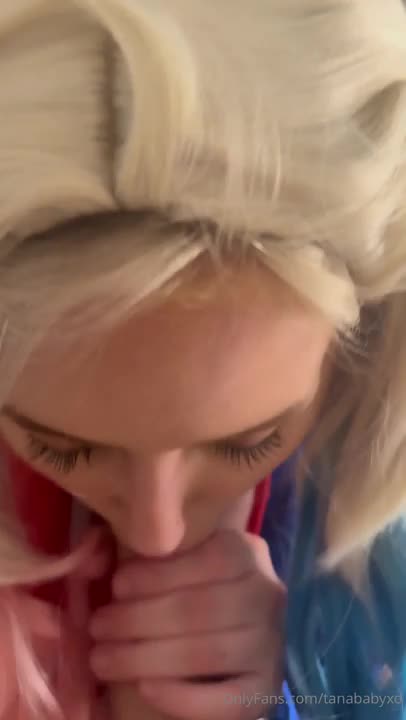 TanaBabyXO Blows And Rides As Harley Quinn