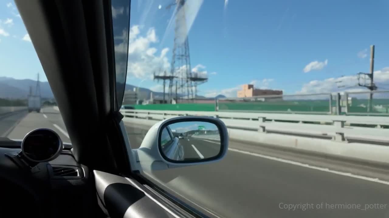 Hermione Potter BJ In A Nissan Skyline