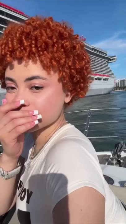 Ice Spice Teases Her Curves On The Boat