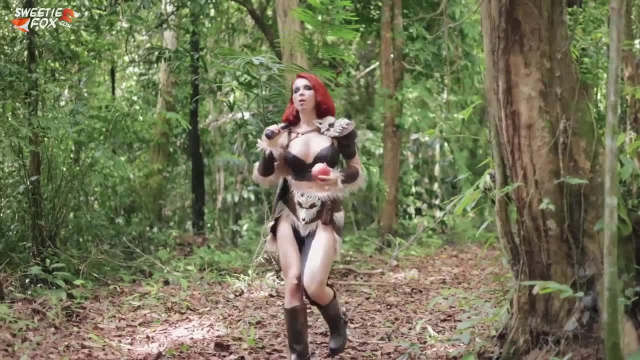 Medieval Arina Fox, Diana Rider & Sweetie Fox Get Wrecked