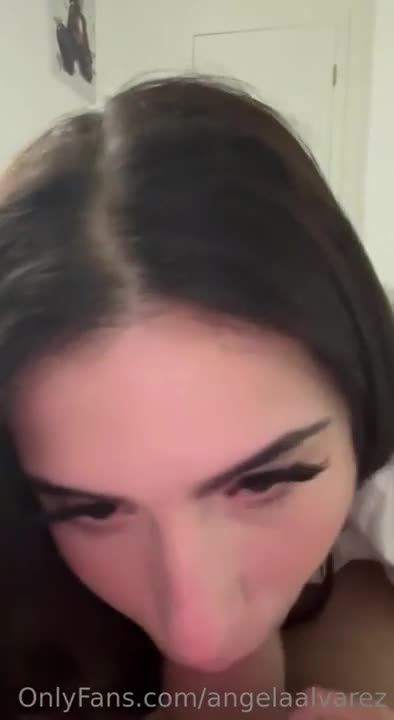 Angela Alvarez Sucks Her Boyfriend's Dick
