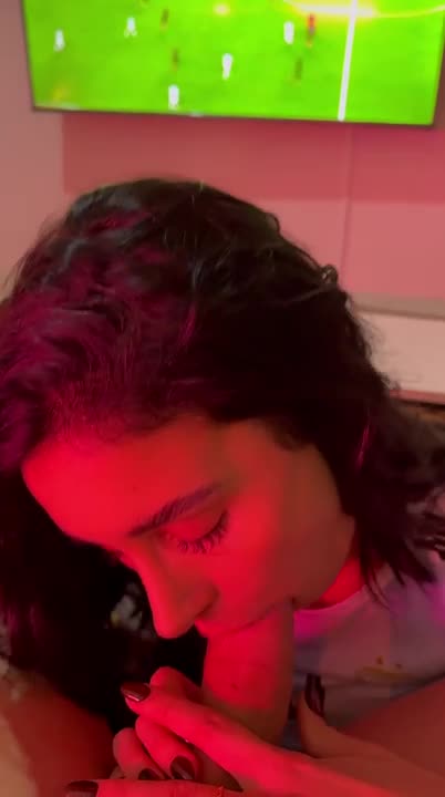 Cam Nair Rides A Dick While Watching TV